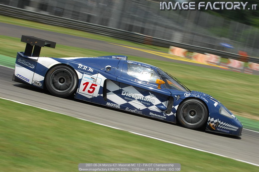 2007-06-24 Monza 421 Maserati MC 12 - FIA GT Championship